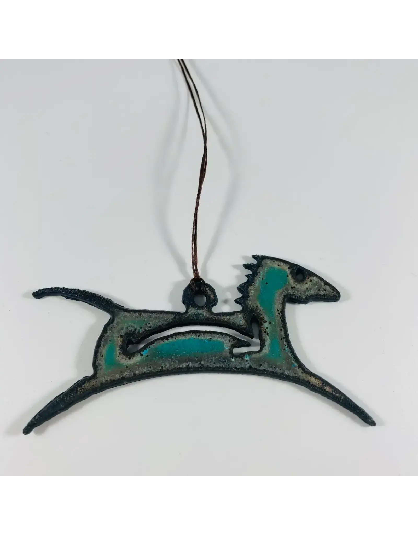 Spirit Horse Ornament Metal