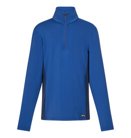 Kerrits Kids Rail Side Quarter Zip Fleece Tech Top True Blue