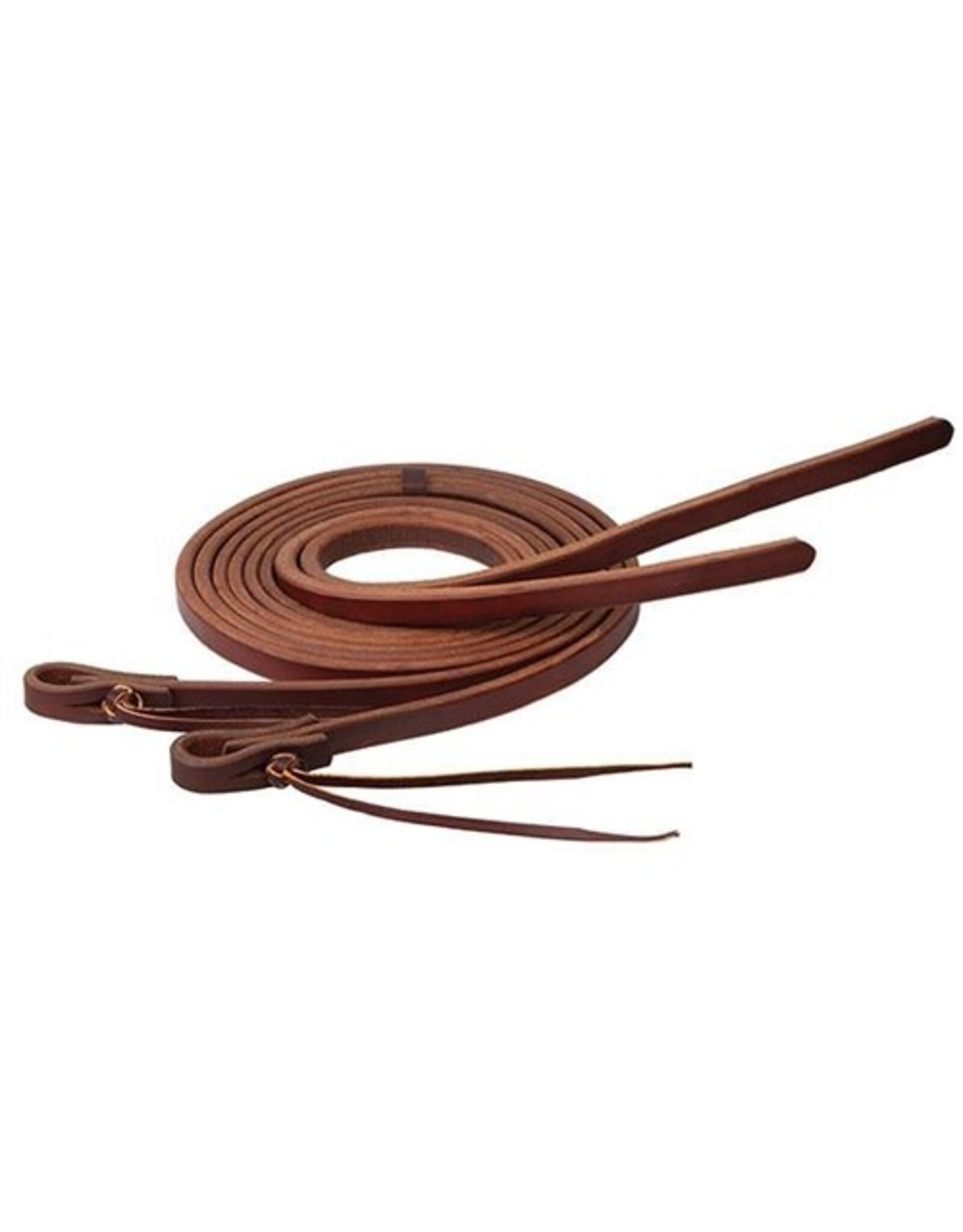 Working Tack Extra Heavy Harness Split Reins with Pineapple Knots 5/8" X 8'