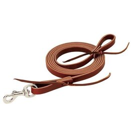 Weaver Latigo Leather Flat Roper Rein 5/8" x 8'