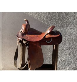 Circle Y Roping All Around Saddle 16" Full Quarter Horse Bars