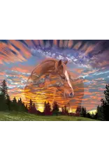 Birthday Card "Horse in the Sky"