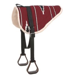 Tough 1 Bareback Pad Navajo Burgandy/Black/Cream