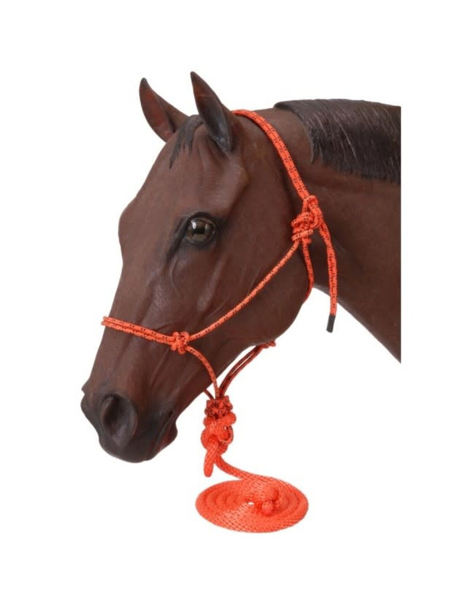 Tough One Poly Rope Tied Halter w/ Lead Horse