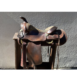 Ted Al Dal 16" FQHB Western Saddle