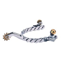 Spurs Roping Rowel with Twisted Band Stainless Steel Ladies