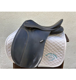 Wintec 250 Black Dressage Saddle 17.5"  Seat,  Green (MN) Gullet Plate Installed