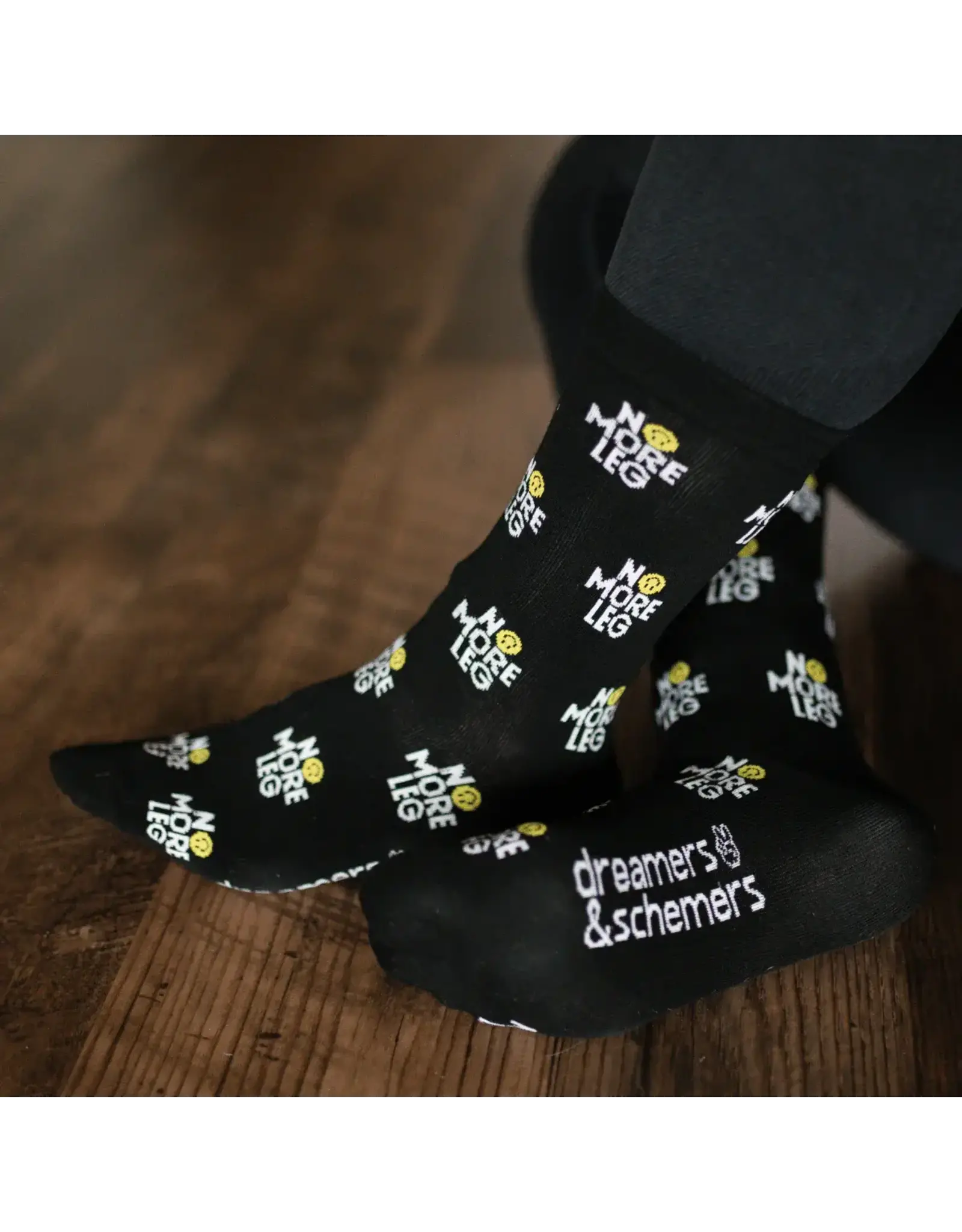 Dreamers and Schemers No More Leg Crew Socks Size 6-11