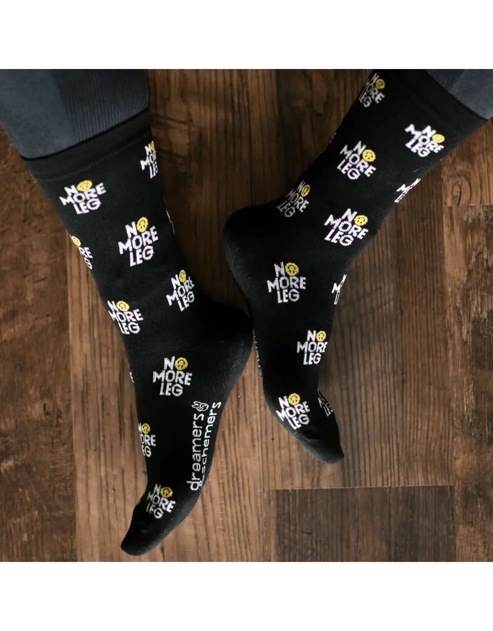 Dreamers and Schemers No More Leg Crew Socks Size 6-11