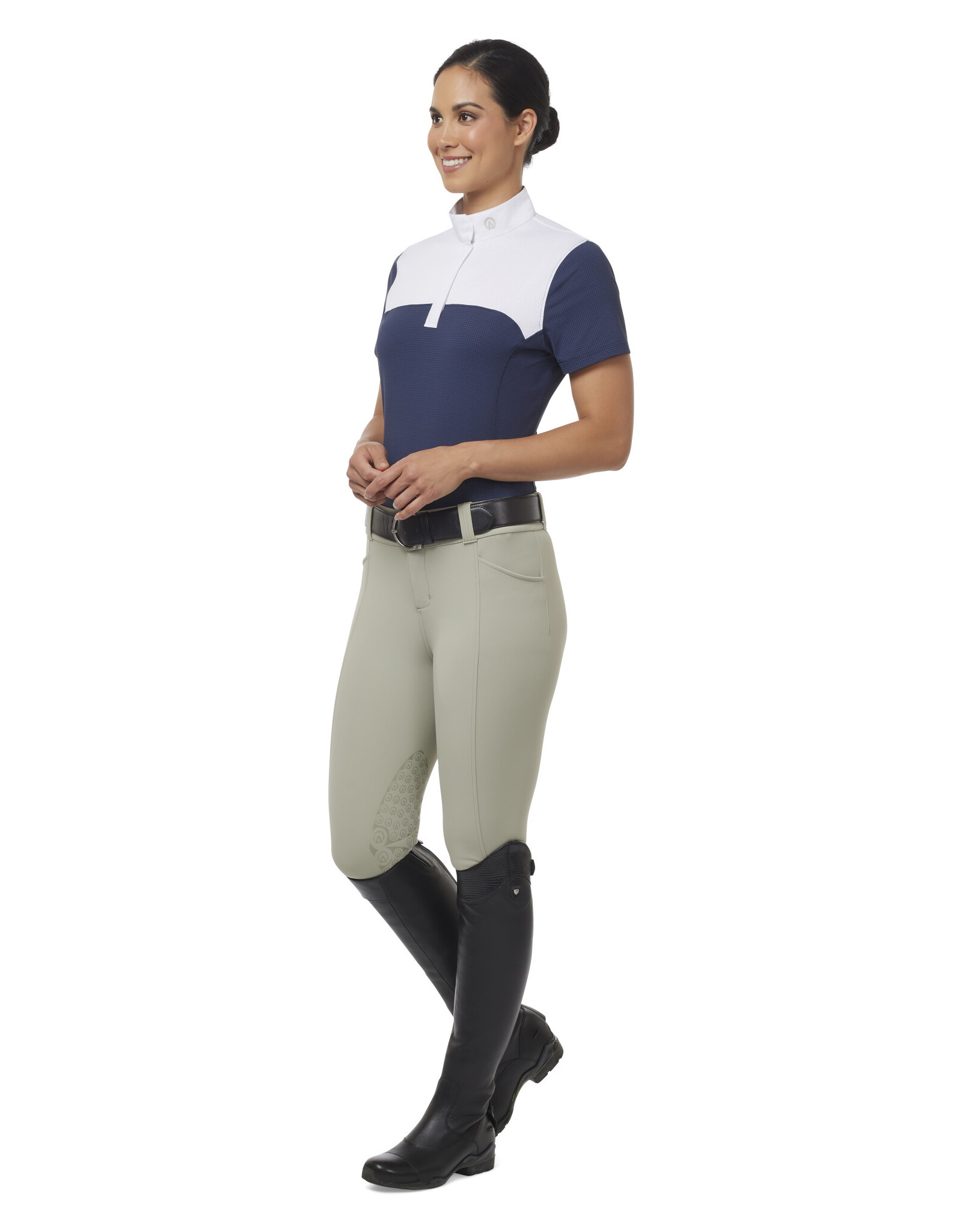 Kerrits Affinity® Pro Silicone Knee Patch Riding Breech Sand