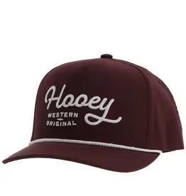 Hooey Brands Hat "OG" Hooey Maroon w/White