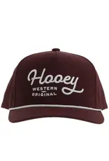 Hooey Brands Hat "OG" Hooey Maroon w/White