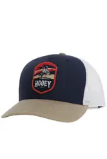 Hooey Brands Hat "Cheyenne" Hat Navy/White w/Orange/Red/Navy Patch