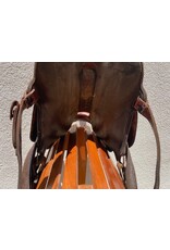 Charmayne James Cactus Saddlery Barrel Saddle with Stingray Seat 14.5" Full Quarter Bars