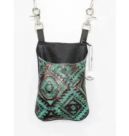 Cell Hip Bag Turquoise Copper Aztec