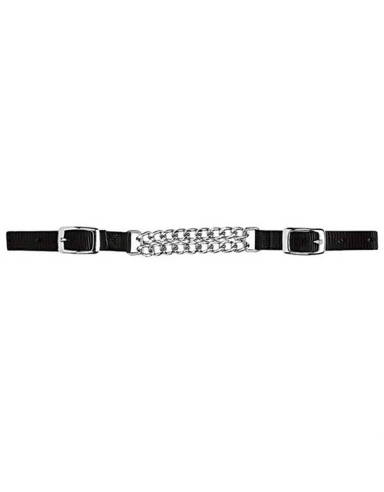 Weaver Nylon Curb Strap with 4-1/4" Double Flat Link Chain