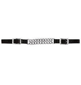 Weaver Nylon Curb Strap with 4-1/4" Double Flat Link Chain