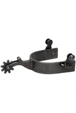 Weaver Spurs Brushed Buffed Black 2" Shank Mens