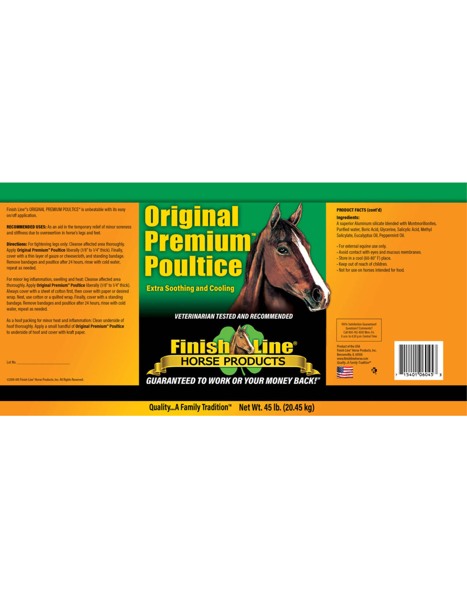 Finish Line Horse Products Original Premium™ Poultice 5 lb