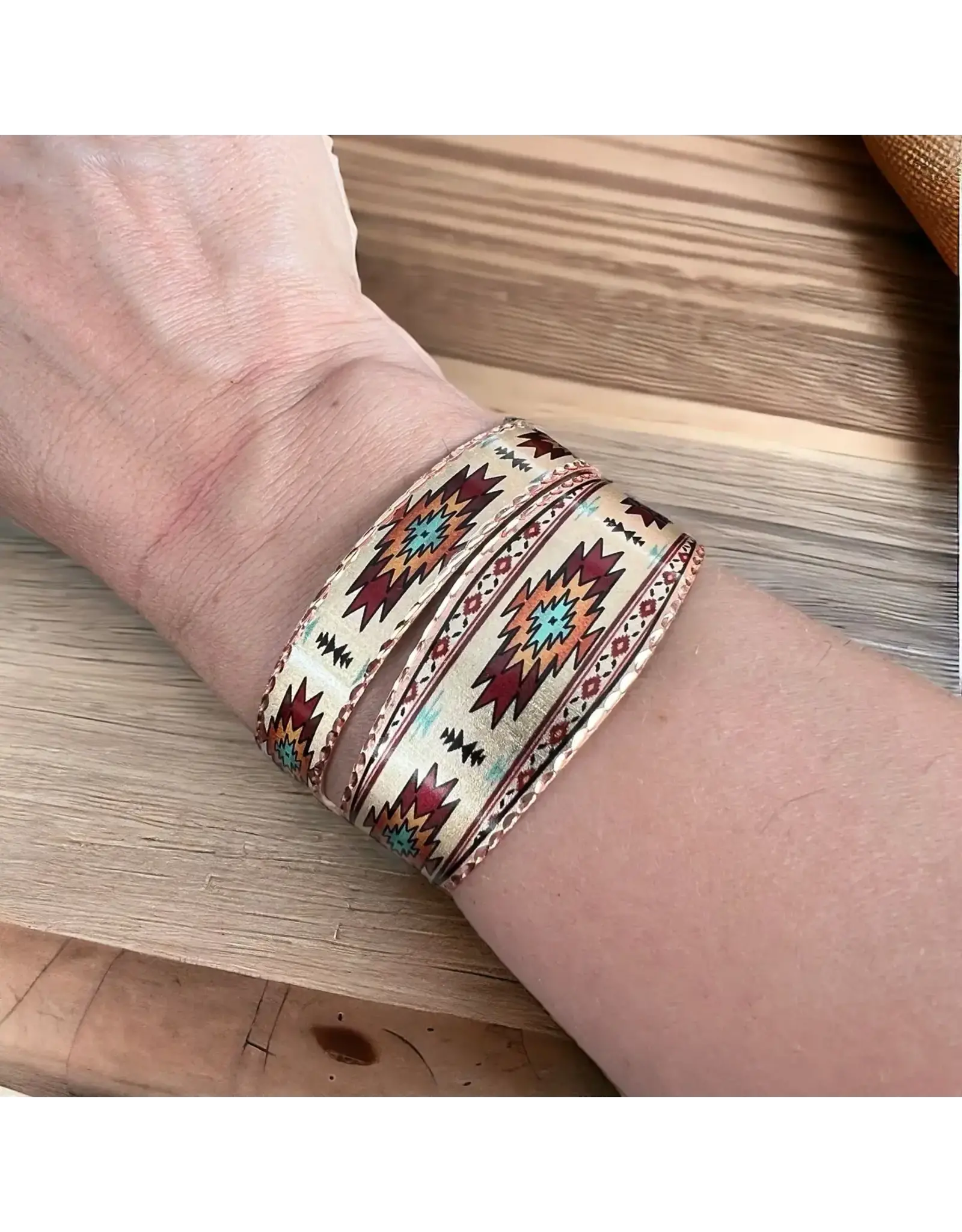 Copper Arts Inc. Bns 201 Southwestern Design Adjustable Bracelet