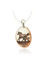 Copper Arts Inc. N D57 Horse and Foal Necklace