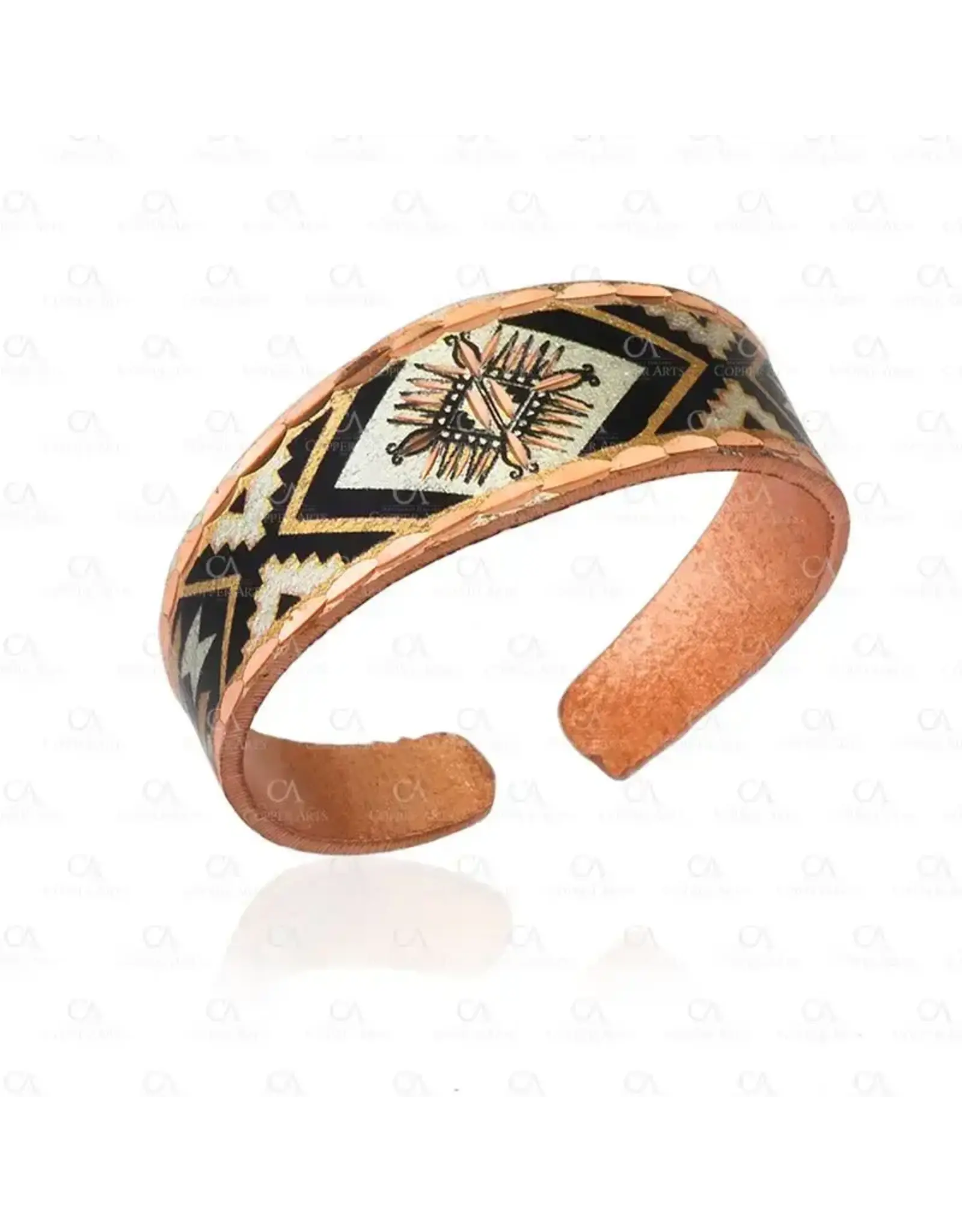 Copper Arts Inc. Rns 16 Sunburst Native American Ring