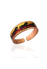 Copper Arts Inc. Rns 35 Unique Horse Adjustable Ring