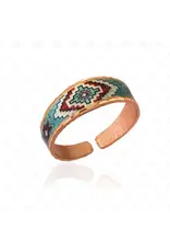 Copper Arts Inc. Rns 726 Adjustable Turquoise Native American Ring
