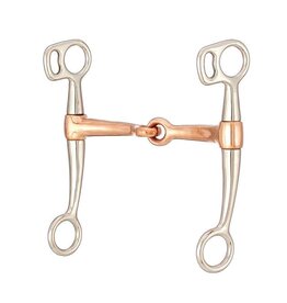 Tough 1 Stainless Tom Thumb Bit with Copper Mouth - 5"