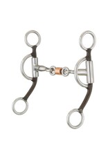 Tough 1 Antique Brown 3-Piece Snaffle Bit 5"