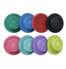 Tough 1 Curry Soft Face Round Rubber Brush Assorted Colors