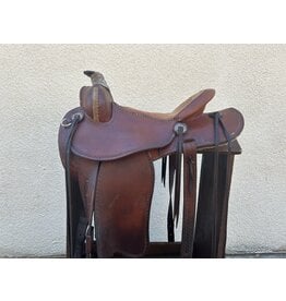 Roper Gary McClintock Saddle 15.5" wide tree