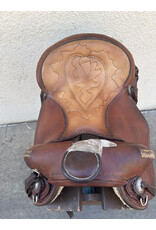 Roper Gary McClintock Saddle 15.5" wide tree