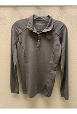 New W.T. Kingsland Long Sleeve Novella Training Shirt sz Small, Brown Granite