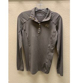 New W.T. Kingsland Long Sleeve Novella Training Shirt sz Small, Brown Granite