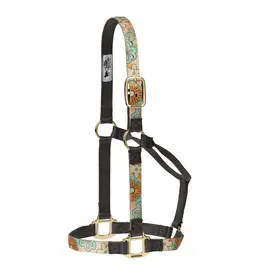 Weaver Non-Adjustable Nylon Patterned Halter 1" Weaver