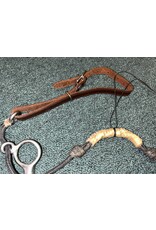 Myler Combo Bit 2 Ring with Rawhide Nose Triple Barrel Mullen Mouth mb32-3 5"