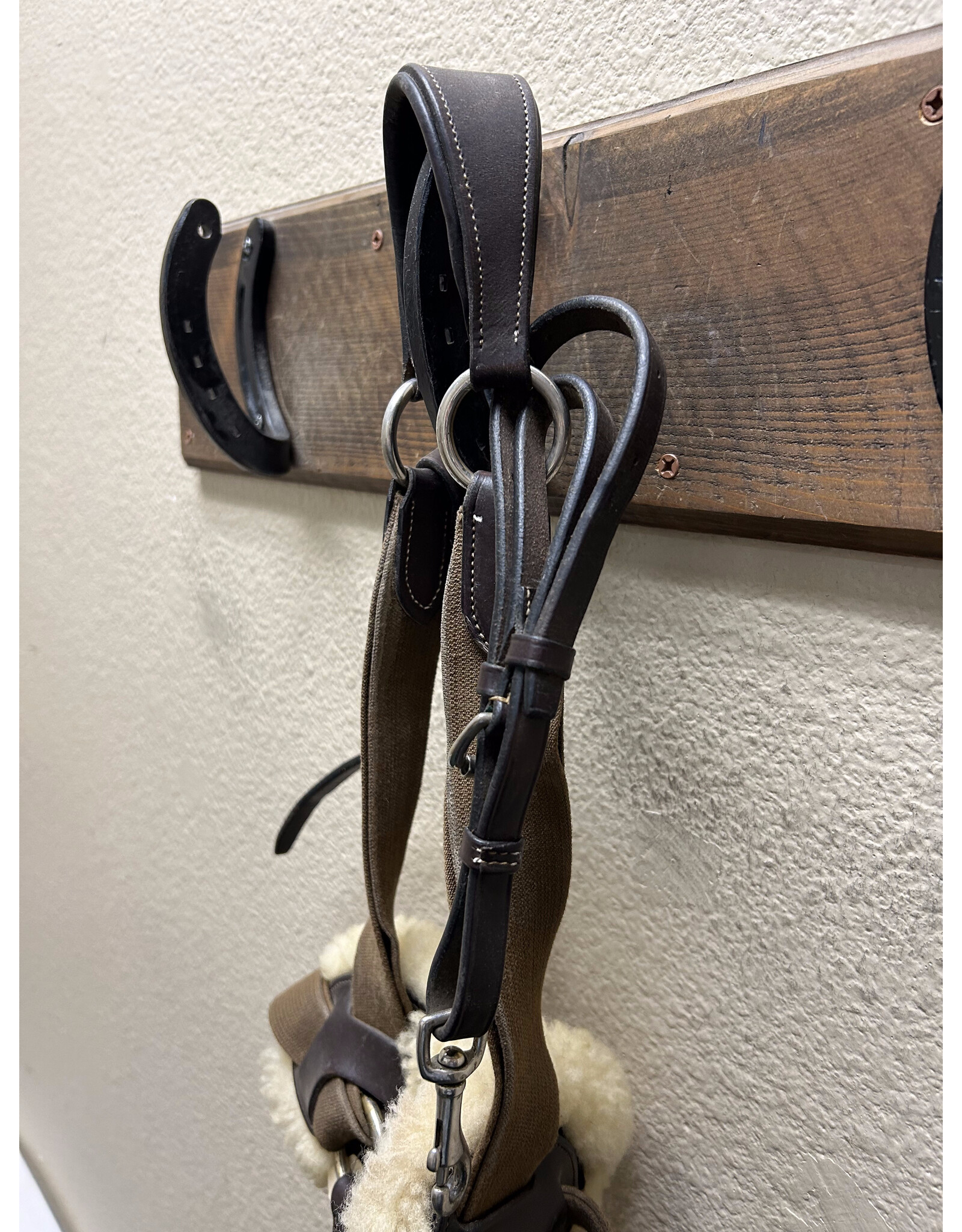 5 Pt Breastplate  Full Size Brown Elastic