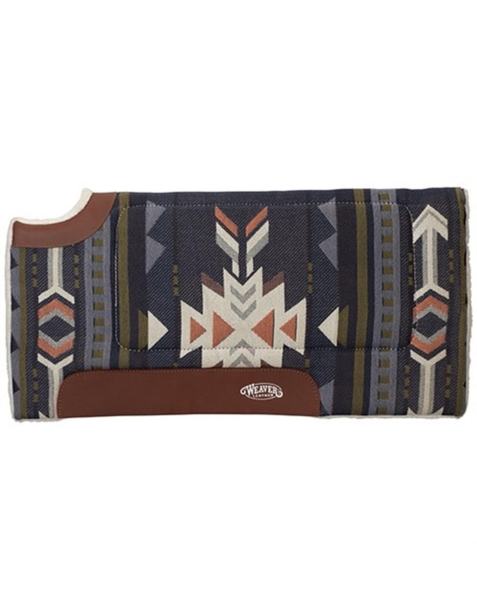 Weaver All Purpose Cut Back Western Saddle Pad 32X32 Fleece 1" Thick