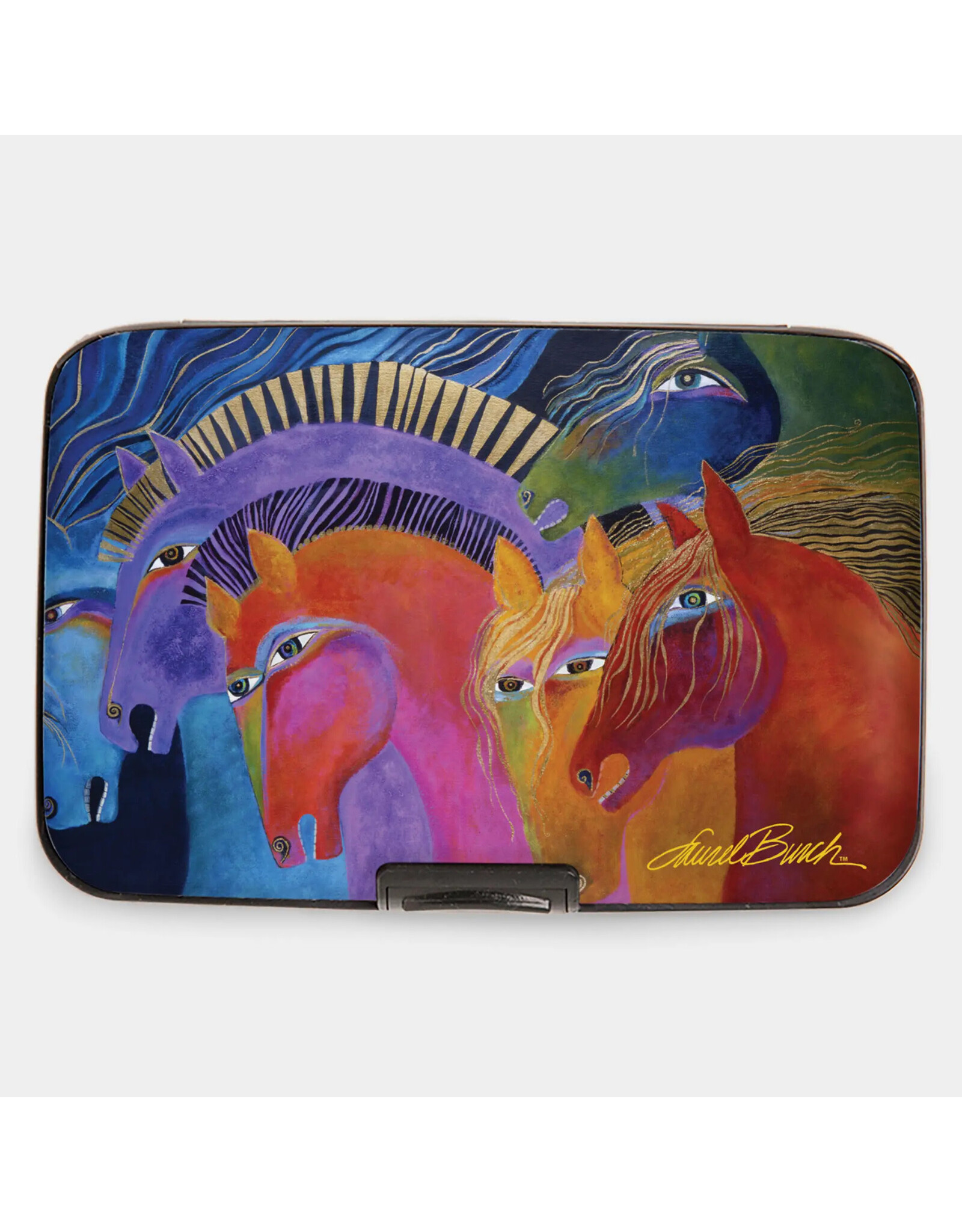 Monarque Armored Wallet Burch Wild Horses of Fire