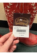 JB Dillon Womens Western Boots Red 7.5B