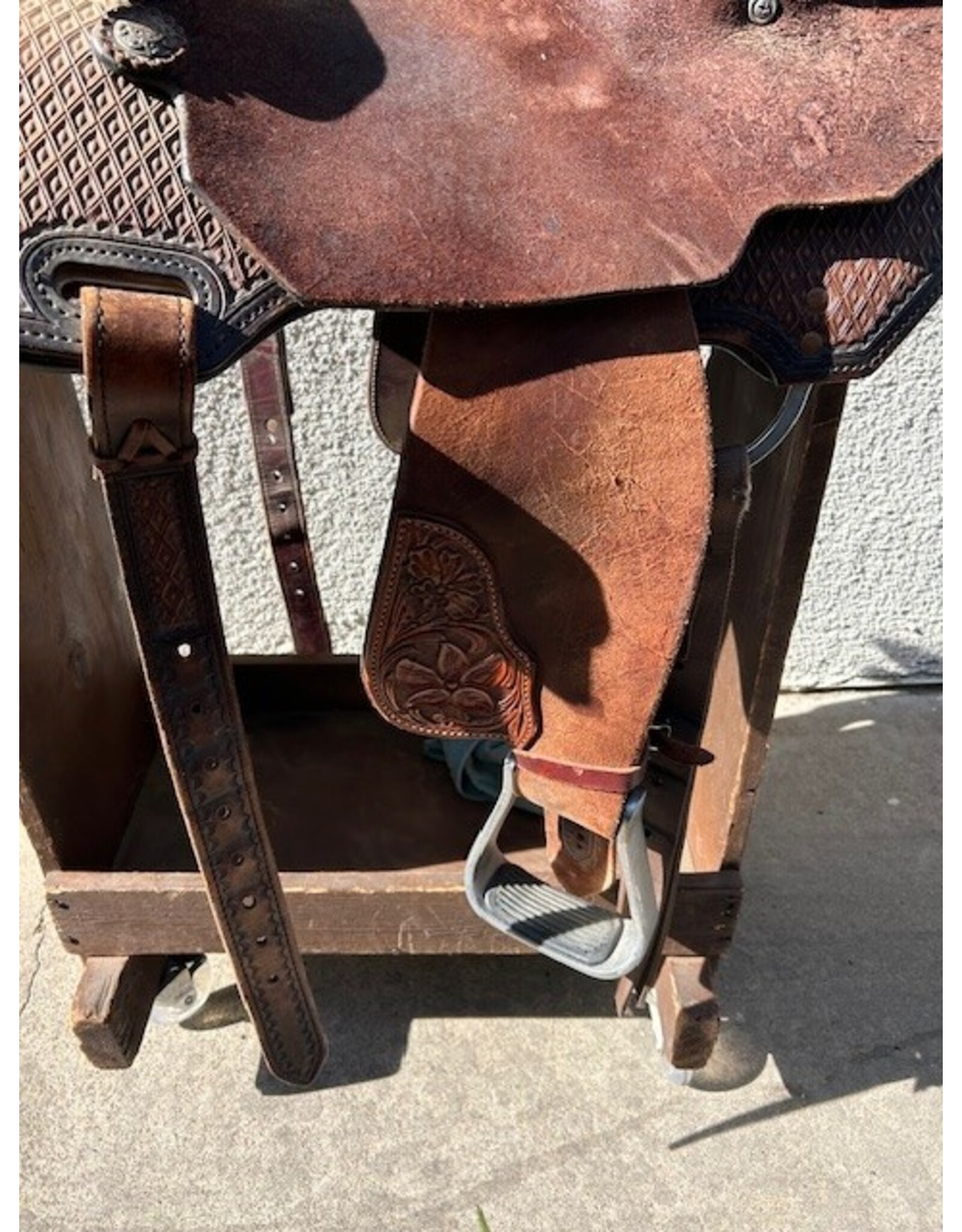 Marlene McRae by Reinsman Barrel 15" Seat FQHB