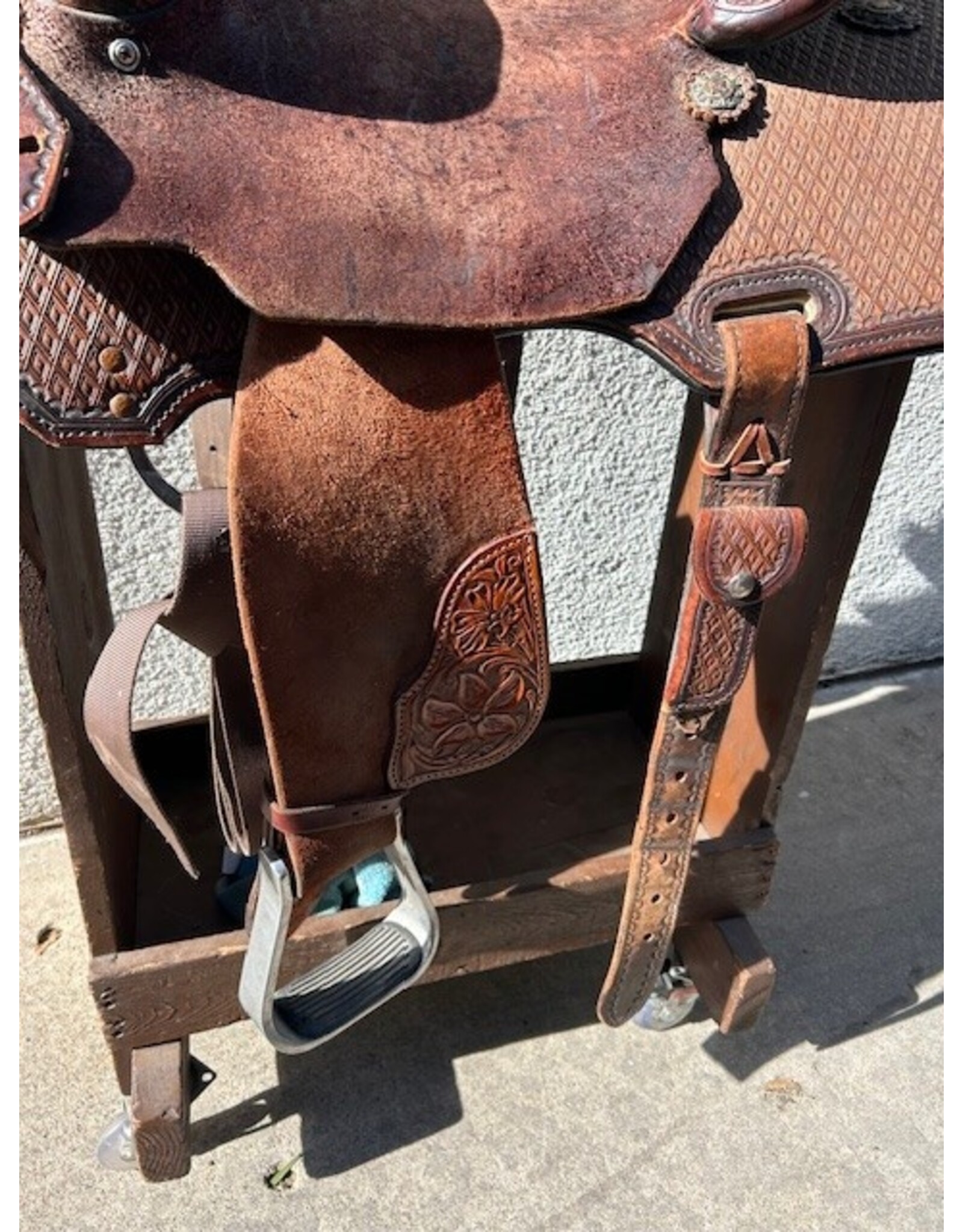 Marlene McRae by Reinsman Barrel 15" Seat FQHB