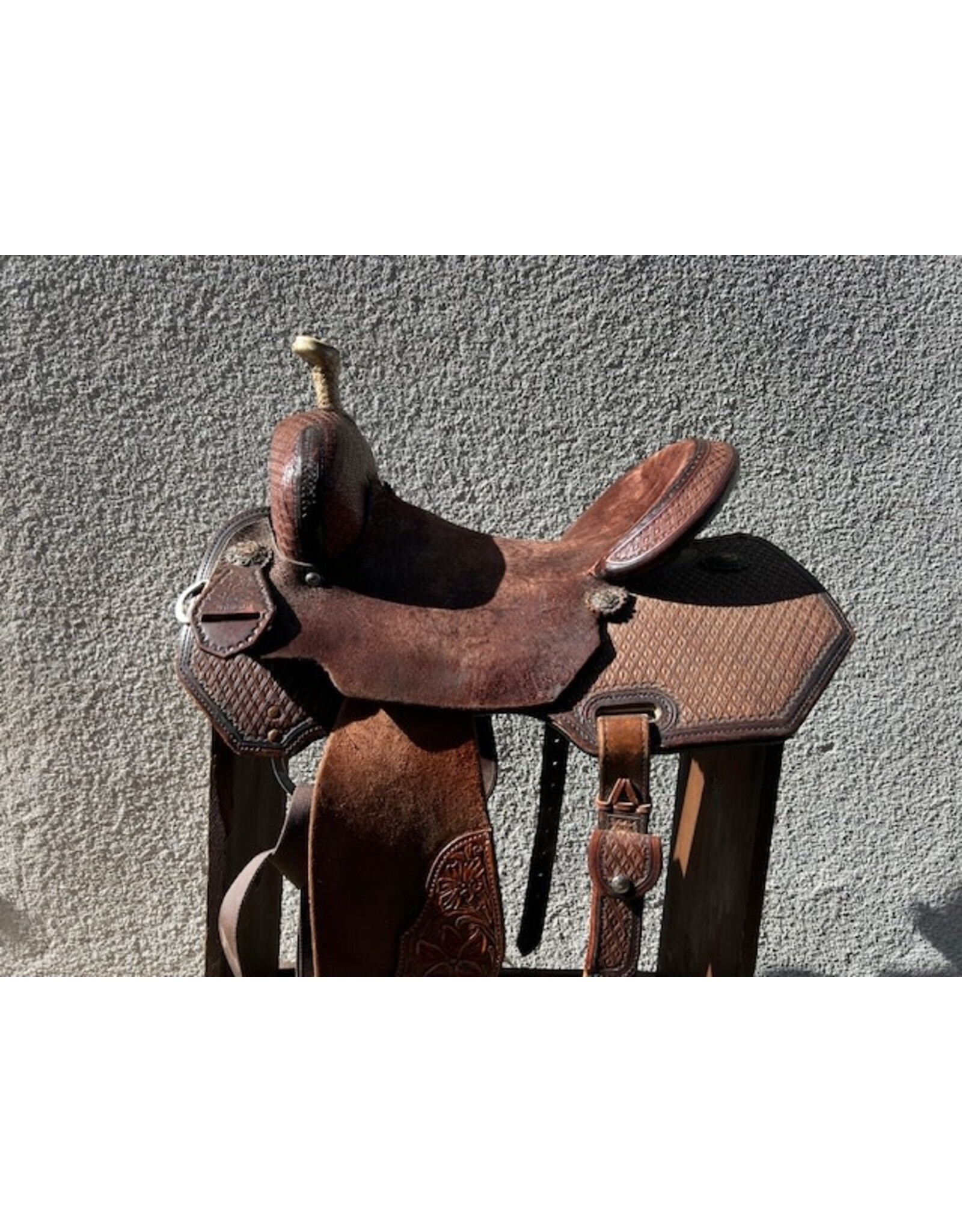 Marlene McRae by Reinsman Barrel 15" Seat FQHB