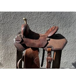 Marlene McRae by Reinsman Barrel 15" Seat FQHB