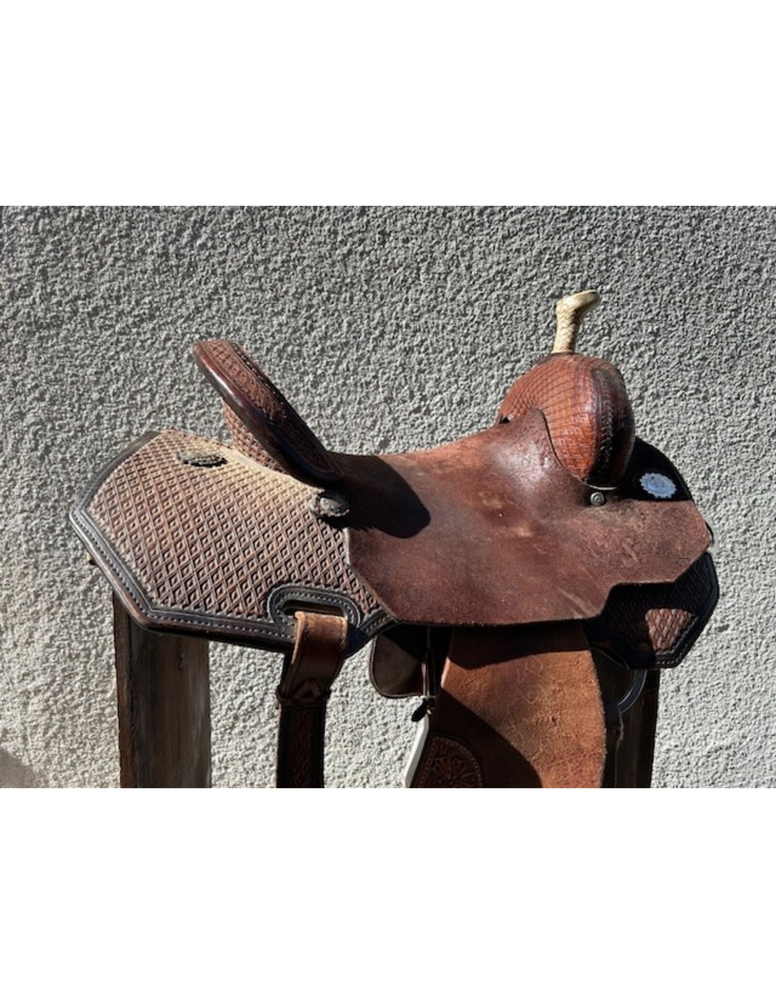 Marlene McRae by Reinsman Barrel 15" Seat FQHB