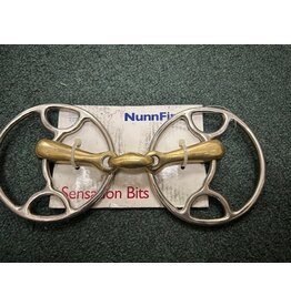 Nunn Finer Sensation Bit Oval Link Double Jointed 5 1/8" New