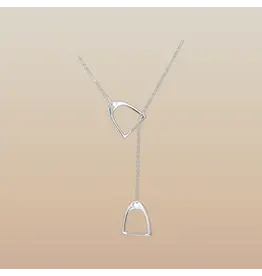 Westrian Necklace Sterling Silver Stirrup Equestian Chain