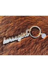 Dapplebay Horse Girl  Keychain