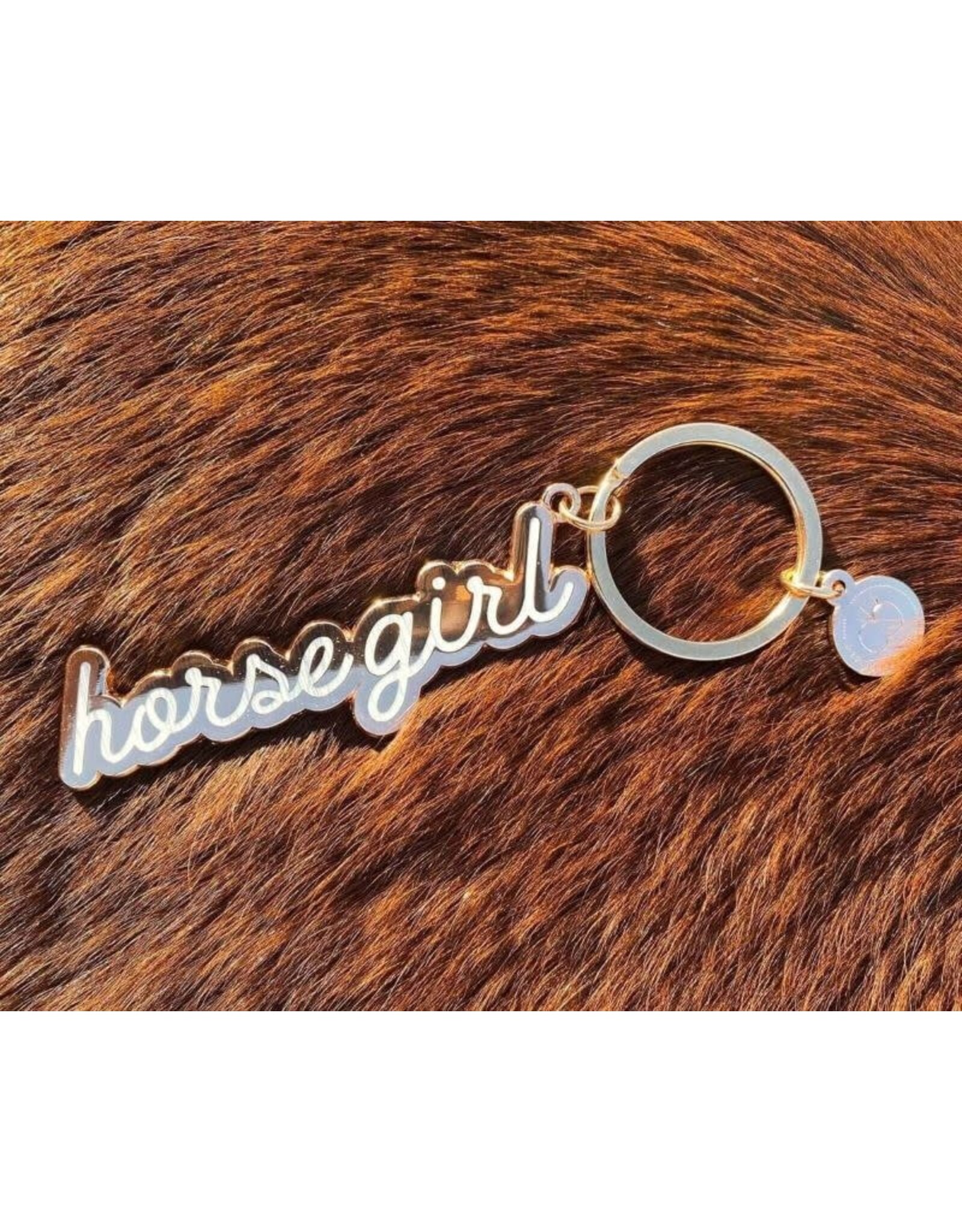 Dapplebay Horse Girl  Keychain